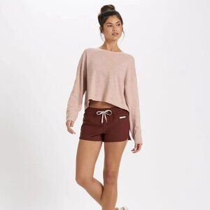 Vuori Clementine Short in Maroon